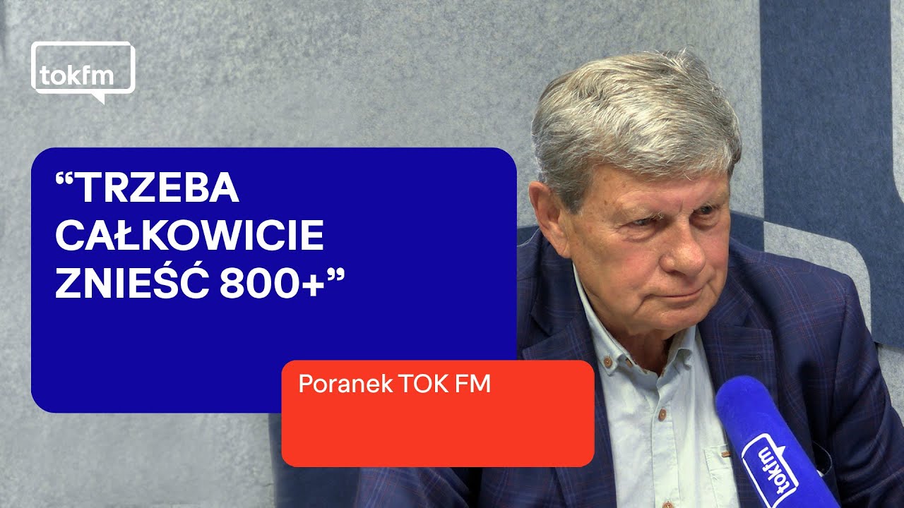 Polskę czeka bankructwo? Balcerowicz w TOK FM: 800 plus do likwidacji
