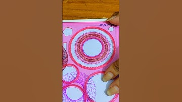 Amazing Spirograph Art 😍 #spirograph #satisfying #asmr #shorts #shortsfeed #relaxing #art #ytshort