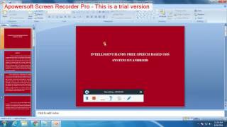 IEEE 2016 2017 JAVA INTELLIGENT HANDS FREE SPEECH BASED SMS SYSTEM ON ANDROID