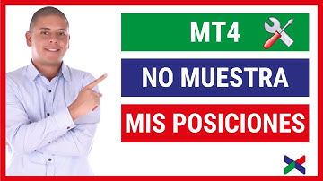 MT4 no muestra mis posiciones, Stop y Limit, SOLUCIÓN