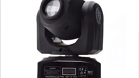 10W LED "blunty" moving head disco light teardown.