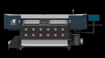 8 Head Digital Sublimation Printing Machine