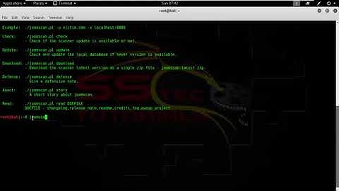 Joomscan   Scan Joomla Website Vulnerability on Kali Linux 2016 2 ✔