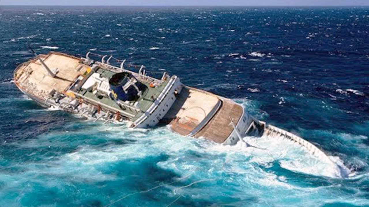 cruise ship sinking youtube