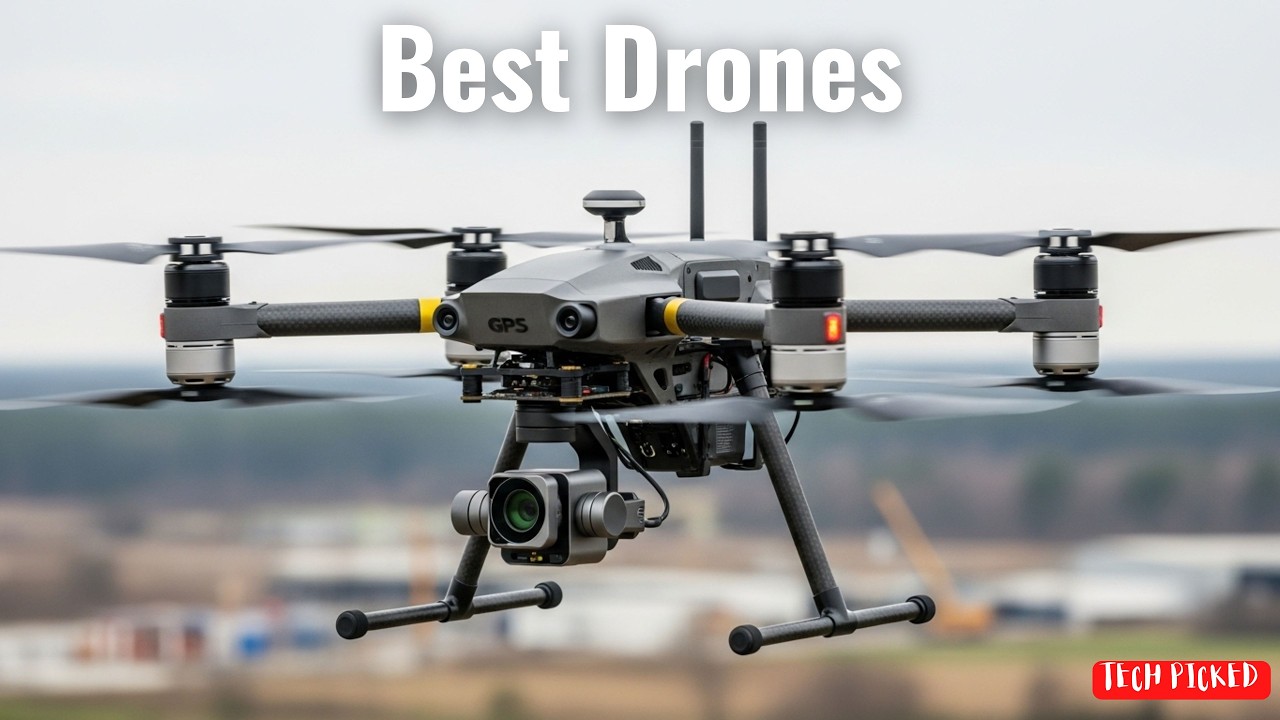 Лучшие дроны 2026 года — (Посмотрите, прежде чем пожалеете о покупке!)