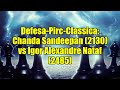 Defesa-Pirc-Classica: Chanda Sandeepan (2130) vs Igor Alexandre Nataf (2485)