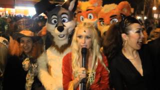 Furries invade West Hollywood Halloween Carnival 2014!