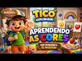 Tico Explorador 🌈 | Aprendendo as Cores 🎨 | Música Infantil Educativa para Crianças