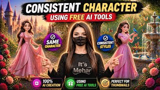 Create Consistent AI Characters FREE || Same Character Every Time (Free AI) screenshot 1