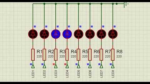 ไฟวิ่งกระพริบ Proteus 8