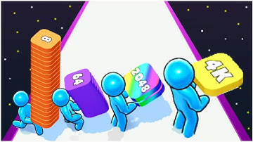 Idle 2048 Land - Gameplay Walkthrough - Max Levels (Reach 4k)