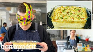 Recreating Bobby Flay's Macaroni & Cheese Carbonara From Taste | Bon Appétit