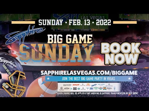 The Beautiful Thalia.Mcix  Hosts Big Game Sunday at Sapphire Las Vegas | Sunday, February 13th!