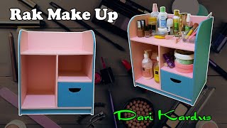 Cara Membuat Tempat Makeup dari Kardus Sederhana