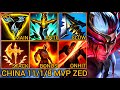 Crazy ZED Mid Lane, 1 Shot Delete Build - China Wild Rift New Meta Build &amp; Runes By Tiarty