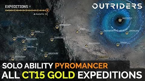 Outriders - All Expeditions Challenge Tier 15 Gold (Solo Pyromancer Ability Build)