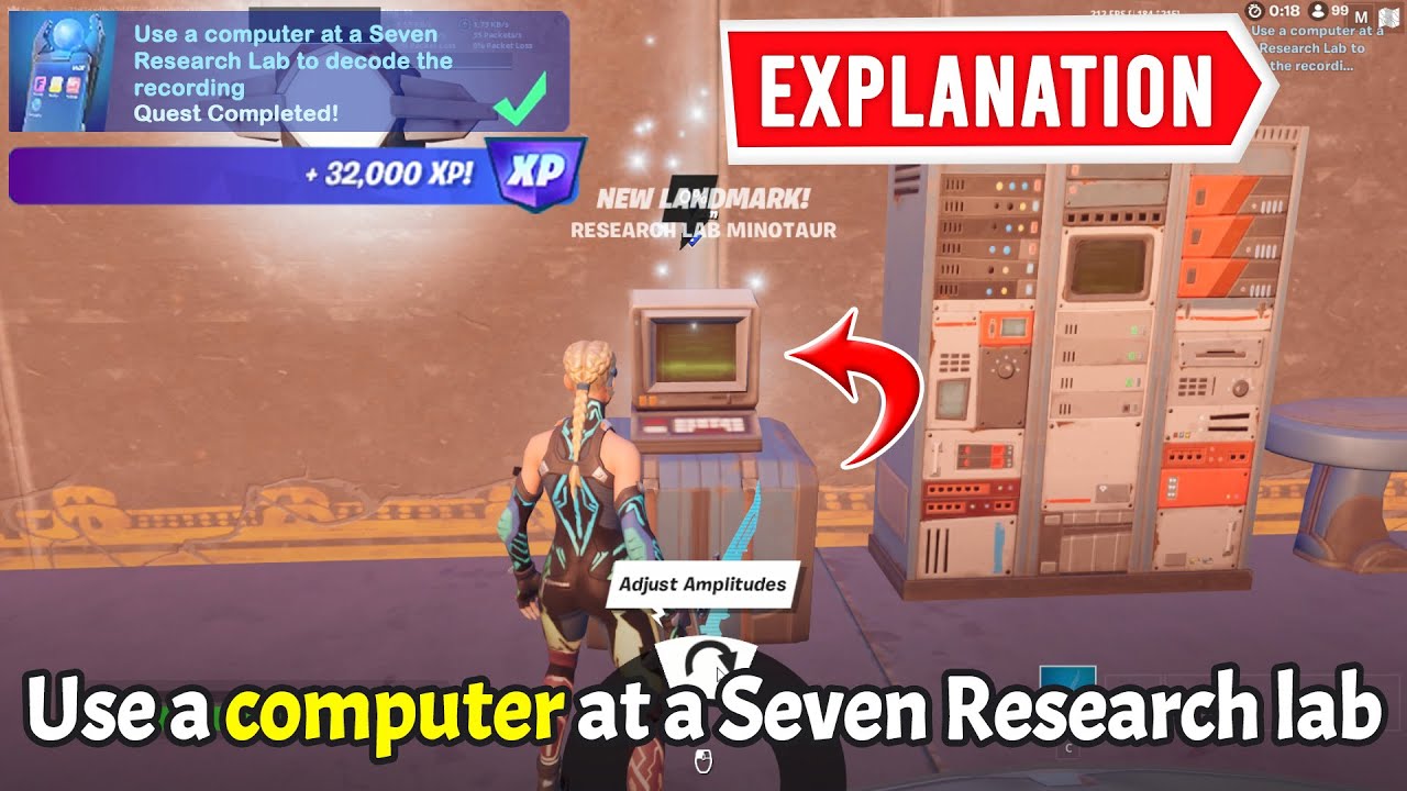 Use a computer at a Seven Research Lab to decode the recording ...