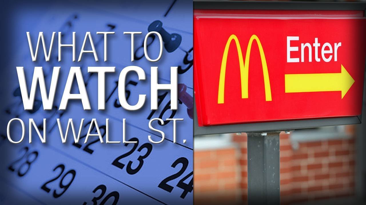 What to Watch in the Week Ahead: McDonald’s Releases Quarterly Report