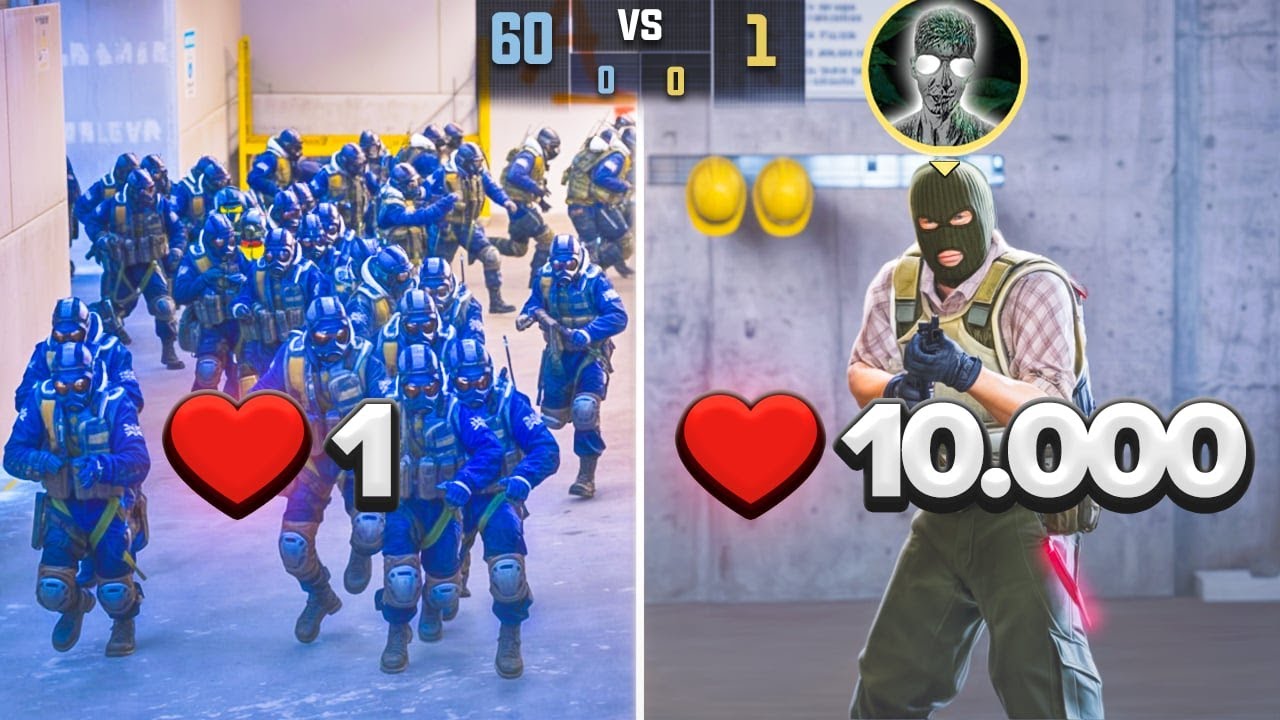 60 GRACZY z 1HP vs VOLLITE na 10.000HP