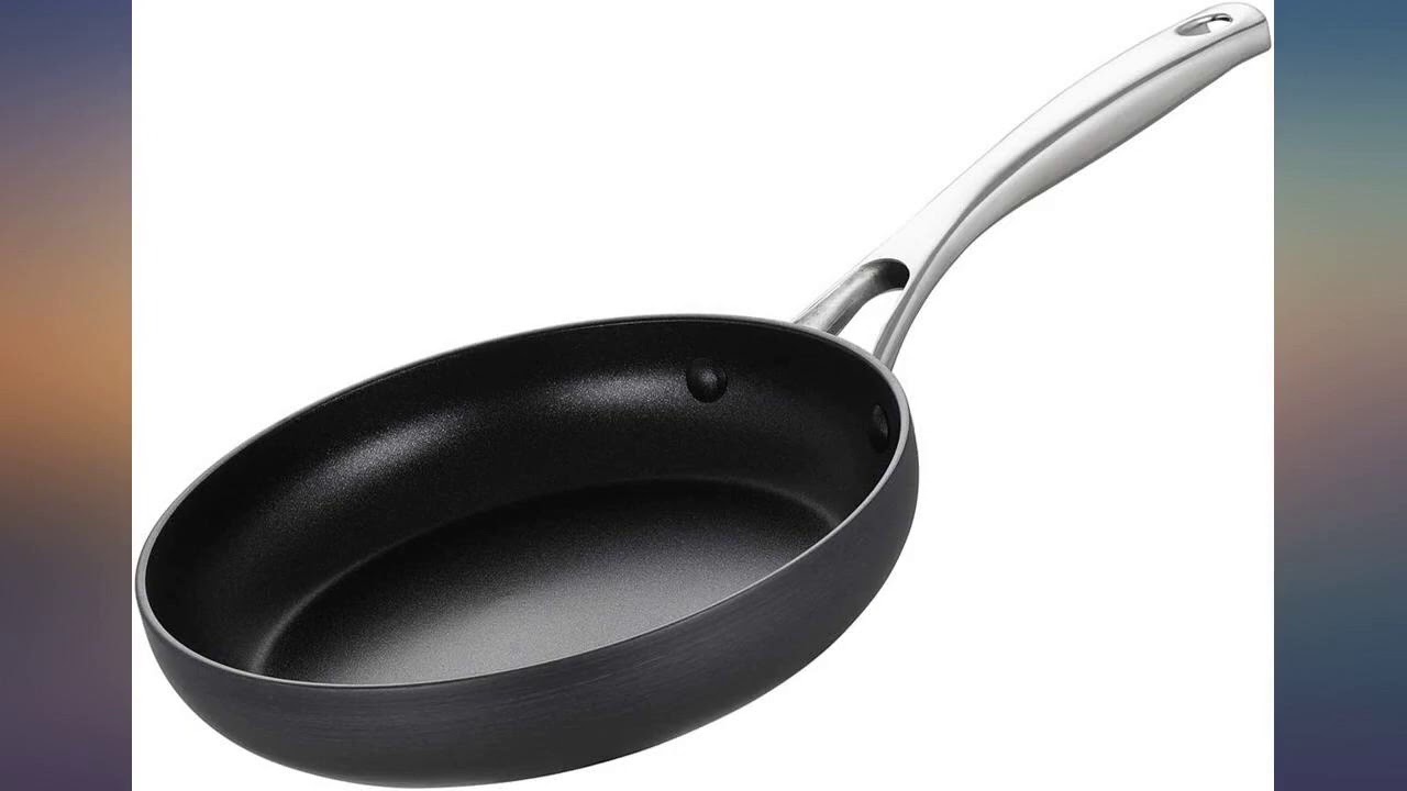 Open Rrying Pan EPPMO 12 Inch Hard-Anodized Aluminum Fry Pan, Nonstick Open Frying Pan ...