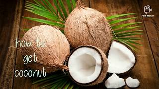 How to get the coconut