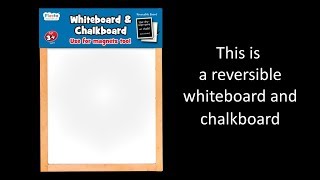 Magnetic Whiteboard and Chalkboard