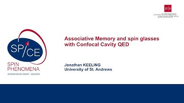 Talks - Workshop-School on Quantum Spinoptics 2024 - Jonathan KEELING, University of St. Andrews