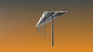 1P Single-Axis Solar Tracker System | Single-Point Drive Working & Installation Demo