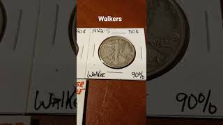 my walker collection #coin #coinage #collection #silver #coins #walkers