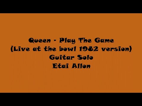 Queen – Play the Game Lyrics