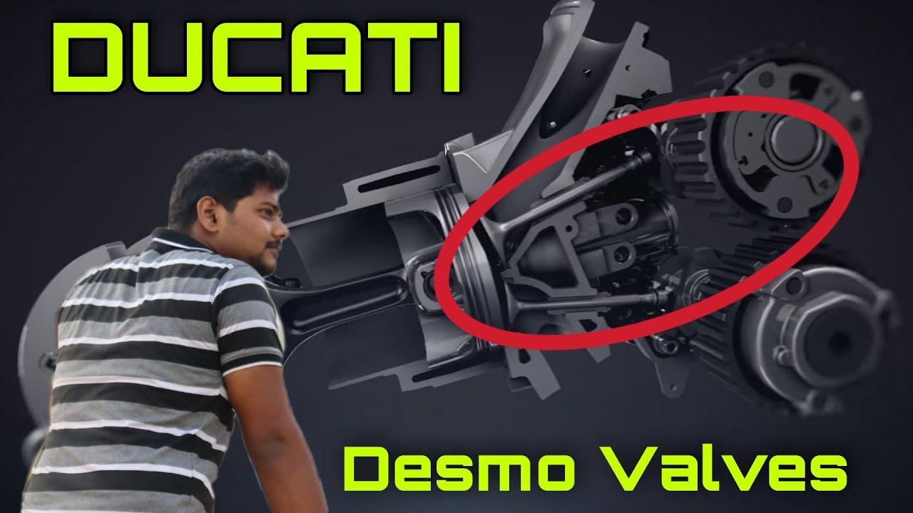 Ducati Desmodromic Valves explained in Tamil Ducati Desmo valves