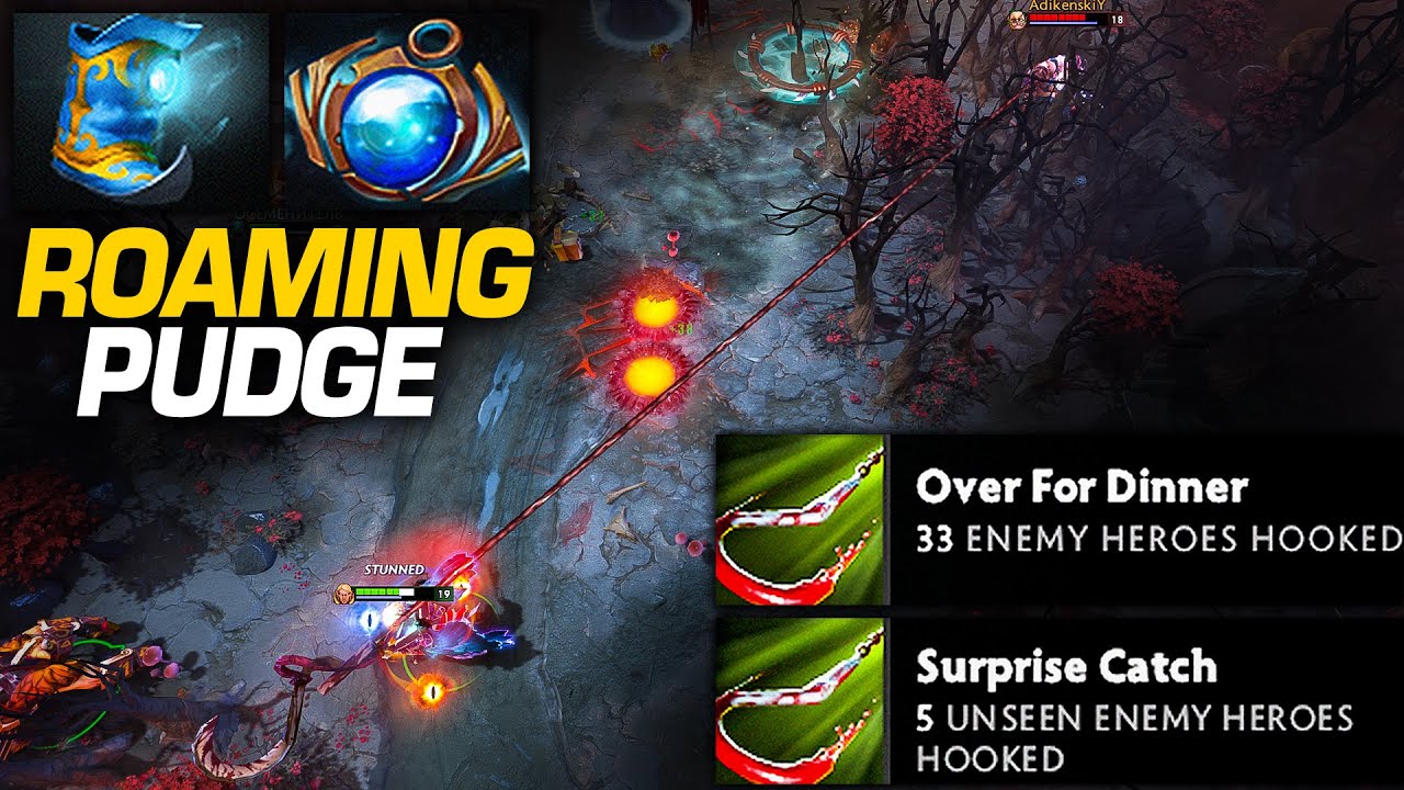 Высокоранговый игрок поддержки Pudge с практически идеальными хуками | Официальный аккаунт Pudge