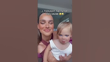 Thumbnail of THE FILTER WAS SUPPOSED TO BE ON ME NOT HER 🤣 #shorts