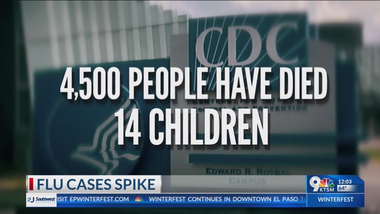 Flu cases spike - YouTube