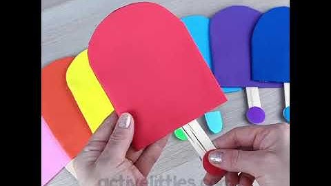 Ice Cream Popsicle Stick Learning Activity DIY
