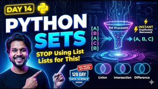 Day 14: Python Sets Explained the EASY Way! | 120-Day Data Science Series