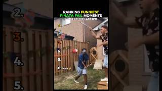 Ranking funniest pinata fails #viral #funny #fails #fyp