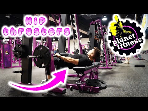 HOW TO HIP THRUST ON A SMITH MACHINE AT PLANET FITNESS!! (THE RIGHT WAY!!!)