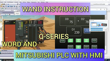 GX Works2 : WAND (Word AND) Instruction Mitsubishi PLC With HMI GOT2000 GT Designer3 Simulation