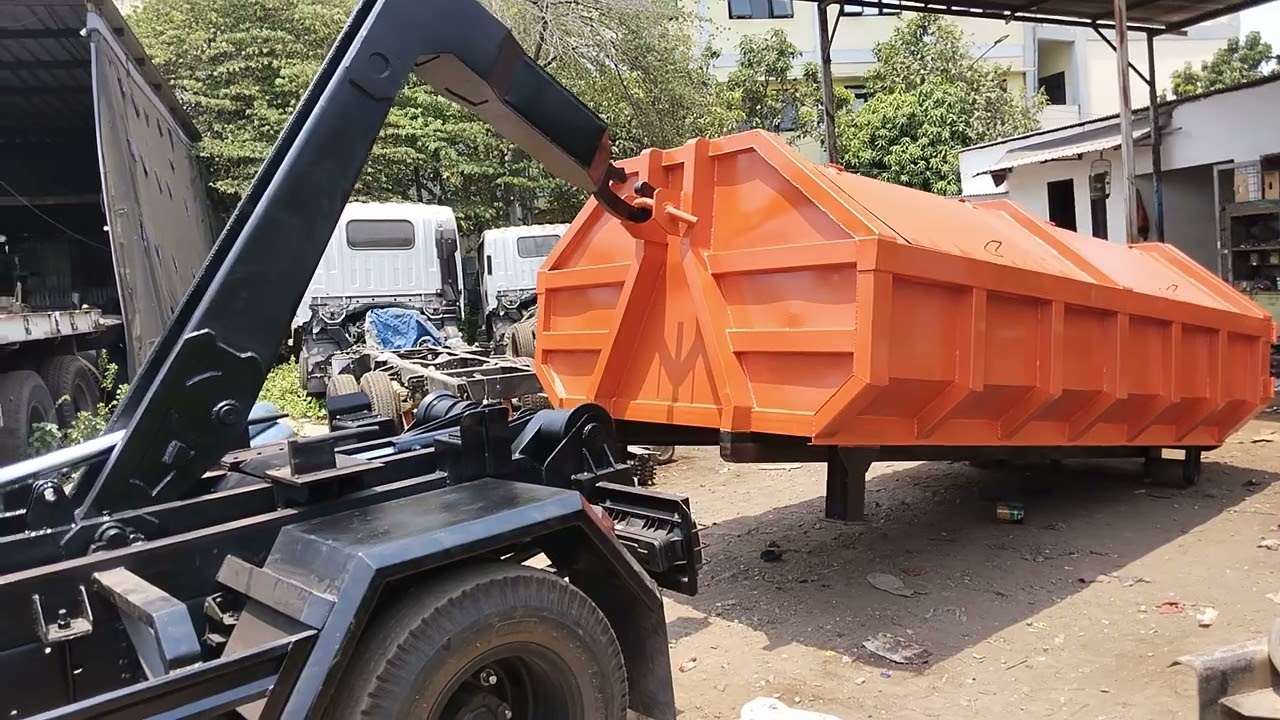 test arm roll sampah.. mau kirim ke customer