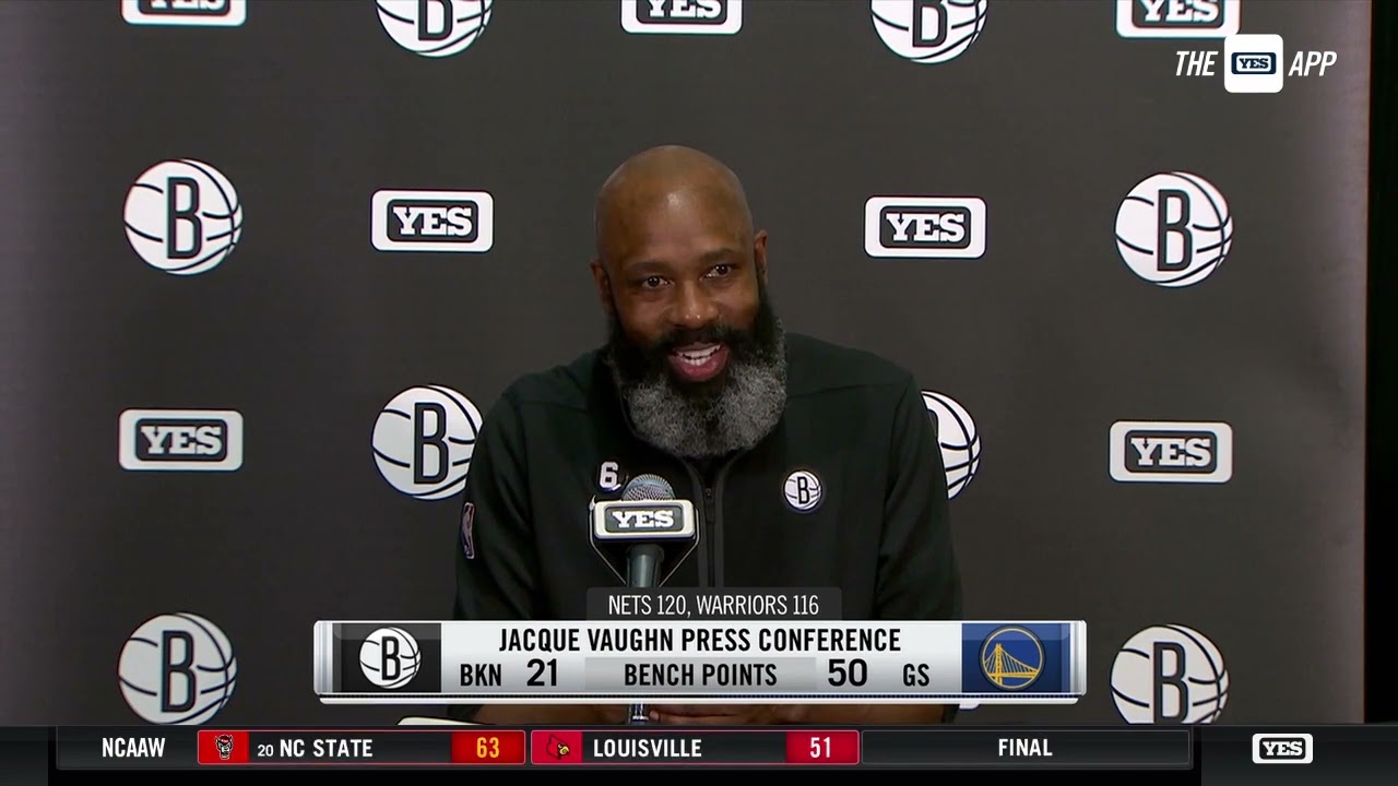 Nets' Jacque Vaughn says Sunday's win over Warriors was ...