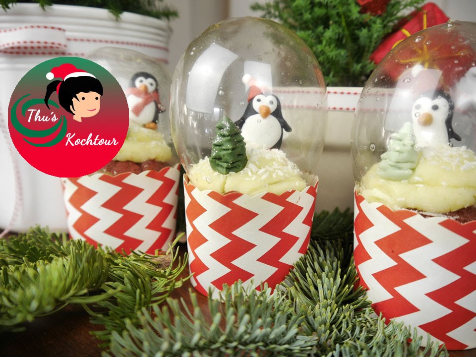 [ENG SUB] Snow Globe Cupcake/ Schneekugel Cupcake