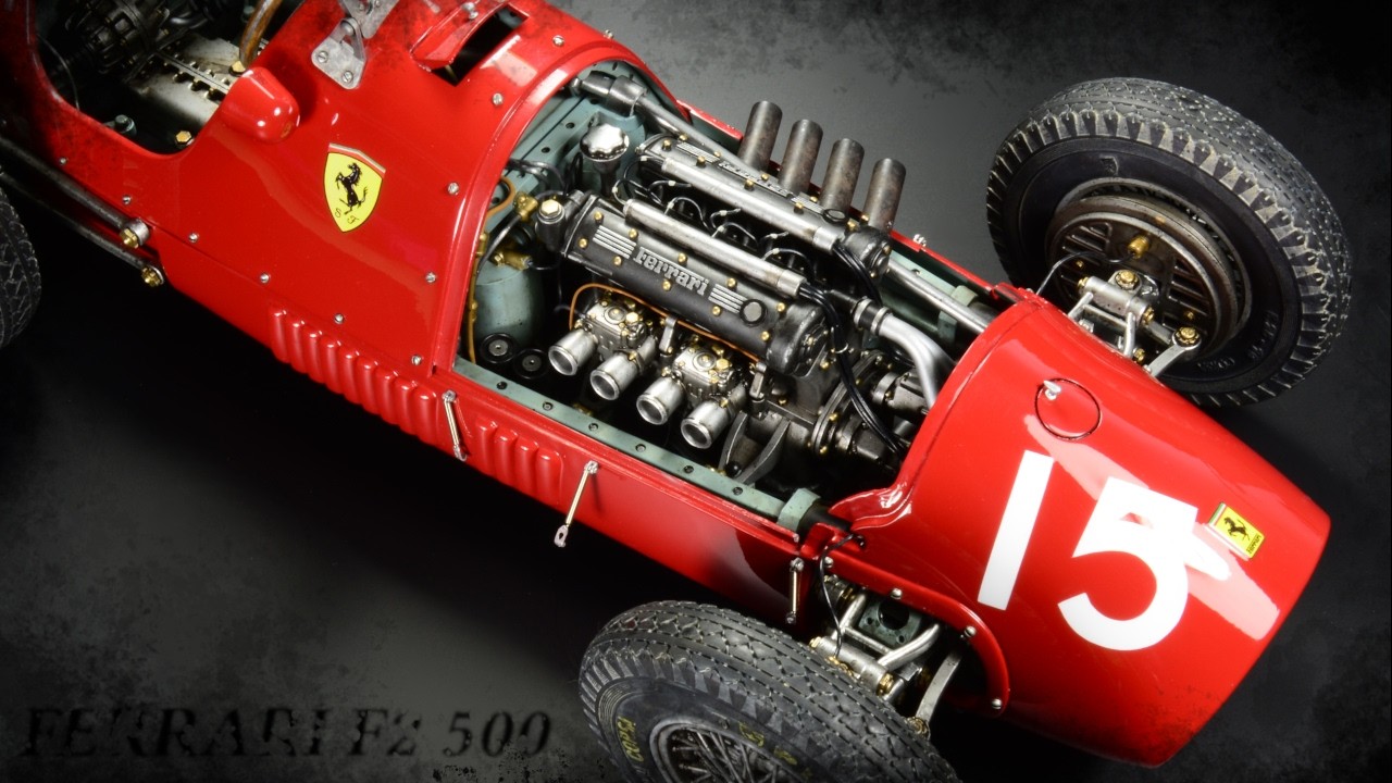 Ferrari 500 F2 - 1/12 Aladdin Model - 3D Printed Car Model