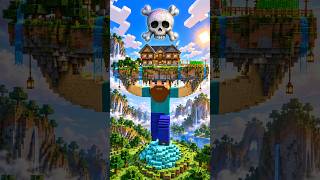 STEVE STATUE House Build Tutorial In Minecraft — NOOB VS PRO CHALLENGE #minecraftbuilding #maizen