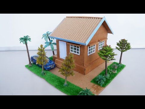 Best Way To Build Cardboard Dollhouse Yourself @BackyardCrafts