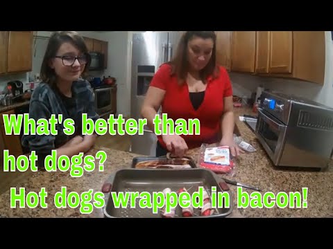 Bacon Wrapped Hot Dogs #BACON