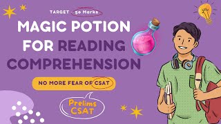 ⚡Best way to solve Reading Comprehension in CSAT🔥|| UPSC PRELIMS-2024📚