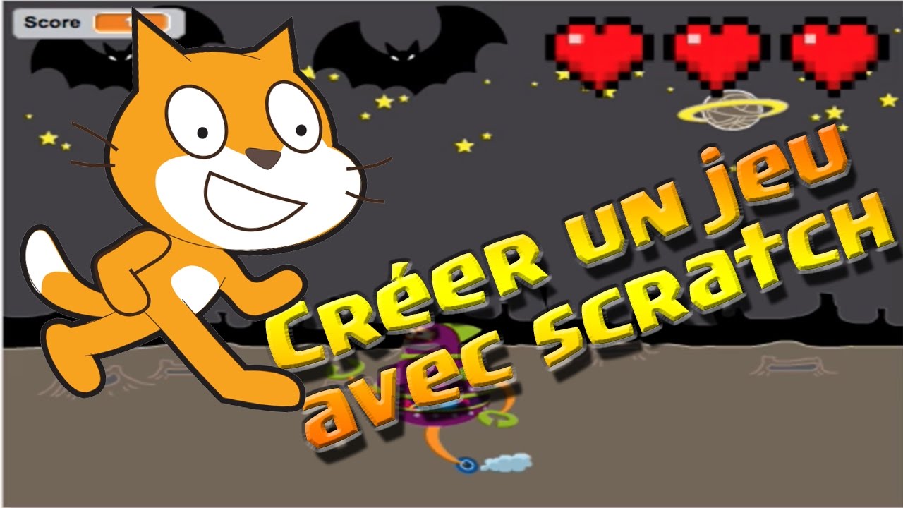 CREER UN JEU SUR SCRATCH DE A à Z !!! YouTube