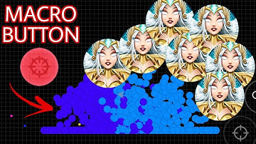 MACRO BUTTON + SOLO TAKEOVER (AGAR.IO MOBILE)