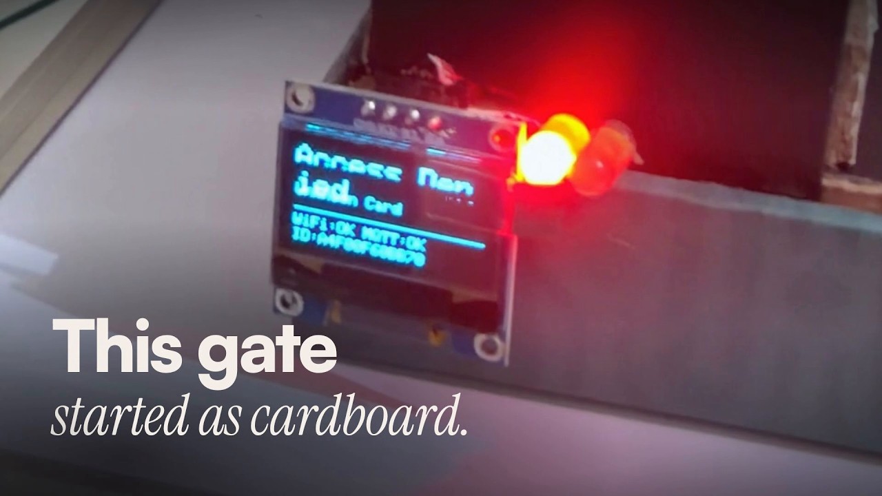 Video: From Cardboard Prototype to Factory-Built Smart Gate | IoT Hardware by Easital